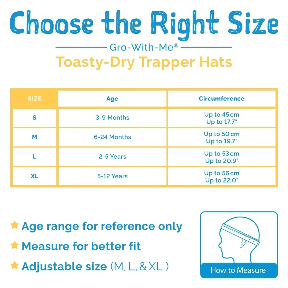 Jan&Jul Toasty-Dry Trapper Hat - Black