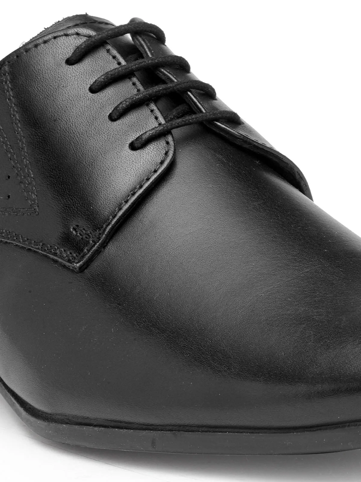 Teakwood Genuine Leather Tan Derby Shoes - Clearance sale
